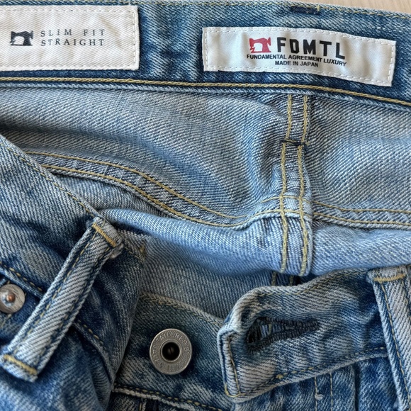FDMTL Japanese Selvedge Jeans Made in Japan Heavy Distressed SLIM FIT 30 x 32 - Picture 5 of 8